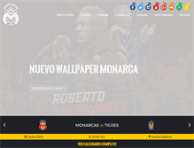 Tablet Screenshot of fuerzamonarca.com